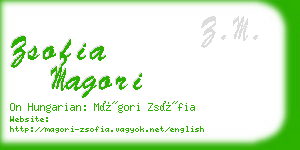 zsofia magori business card